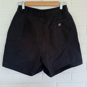 High Waist Vintage 90s Black Casual Shorts